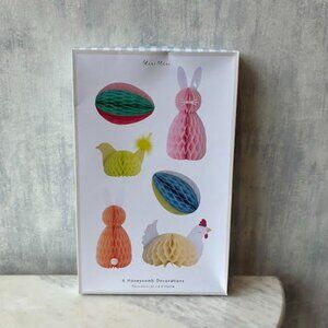 Meri Meri - Easter Honeycomb Decorations- NWT